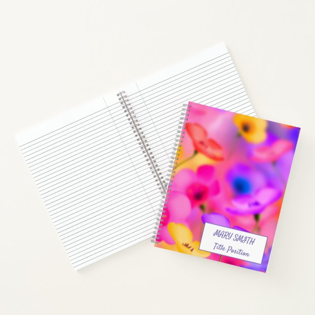 Modern School Floral Notebook (Inside)