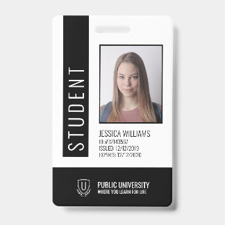 Modern School University Student ID Badge