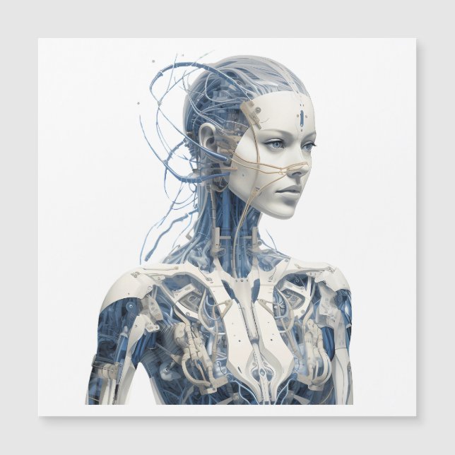 Modern Sci-fi cyborg girl (Front)