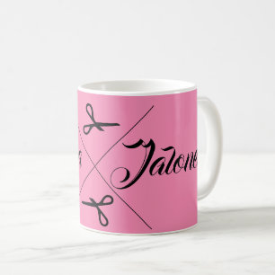 Modern Scissors Hair Stylist Cupcake Pink Coffee Mug