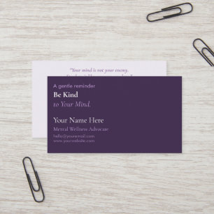 Modern Script	Aesthetic Business Card 