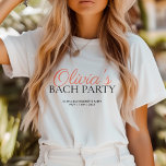 Modern Script Bachelorette Party Tri-Blend Shirt<br><div class="desc">Modern Script Bachelorette Party T-Shirt</div>