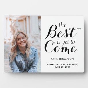 Modern Script Calligraphy Graduation Keepsake Gift Plaque