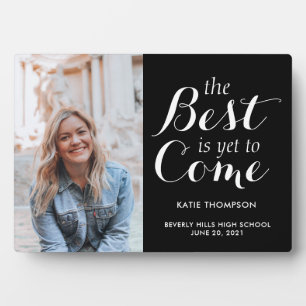 Modern Script Calligraphy Graduation Keepsake Gift Plaque