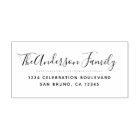 Modern Script | Cute Calligraphy Return Address