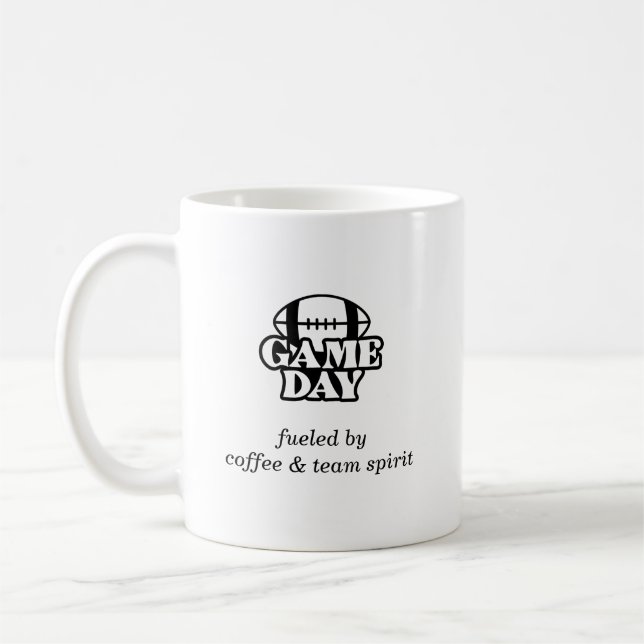 Modern Script Cute Sports (Generic) Coffee Mug  (Left)