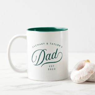 Modern Script Dad Mug Father's Day Custom Text