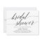 Modern Script EDITABLE COLOR Bridal Shower Invite