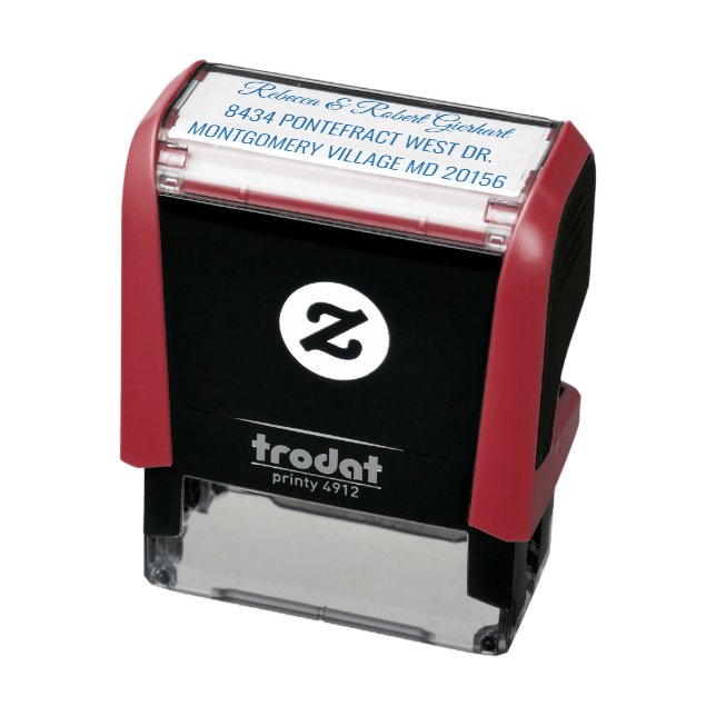 Modern Script Elegant Return Address Self-inking Stamp (Product)