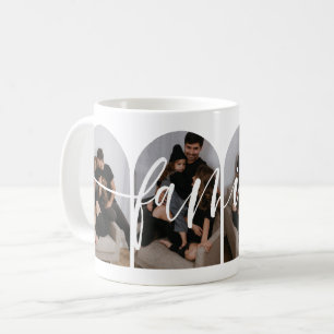 Modern Script Family Photo Coffee Mug