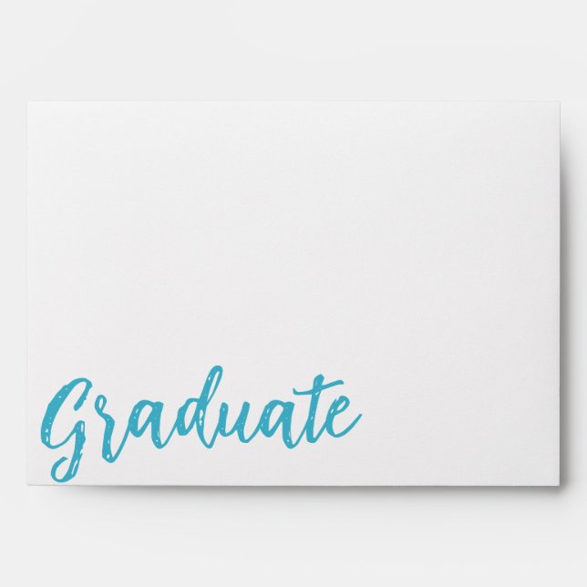 Modern Script Glitter Inner  Envelope (Front)