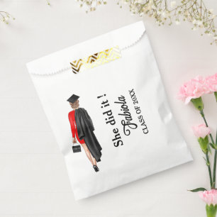 Modern Script Graduation Girl Party favour Bag