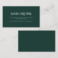 Modern Script Graduation Party