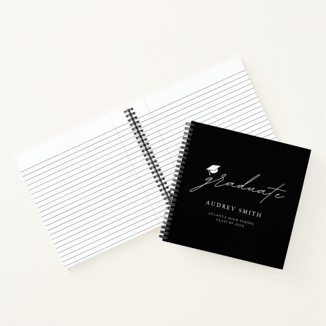 Modern Script Graduation Party Guest Book (Inside)