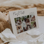 Modern Script Happy Holidays Folded Three-Photo Holiday Card<br><div class="desc">This modern script happy holidays folded three-photo holiday card is perfect for your minimalist shabby chic boho black and white holiday greeting. The minimal whimsical handwritten calligraphy is delicate and rustic while staying classy and elegant. The design reflects a simple all-white winter day and evokes memories of a more simplistic...</div>