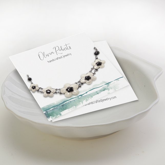 Modern Script Necklace Bracelet Display Card (Modern Script Necklace Bracelet Display Card)