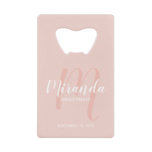Modern Script Personalised Bridesmaid