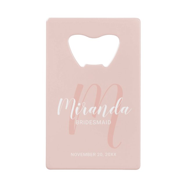 Modern Script Personalised Bridesmaid (Front)