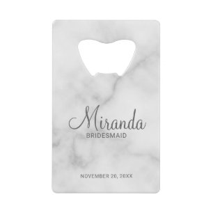 Modern Script Personalised Bridesmaid