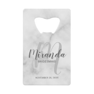 Modern Script Personalised Bridesmaid