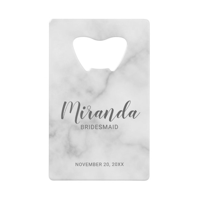 Modern Script Personalised Bridesmaid (Front)