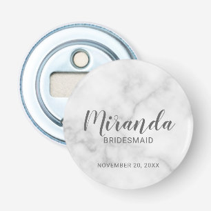 Modern Script Personalised Bridesmaid Bottle Opener