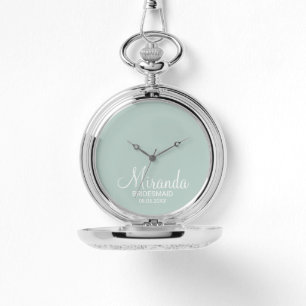 Modern Script Personalised Bridesmaid Watch