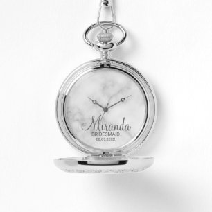 Modern Script Personalised Bridesmaid Watch