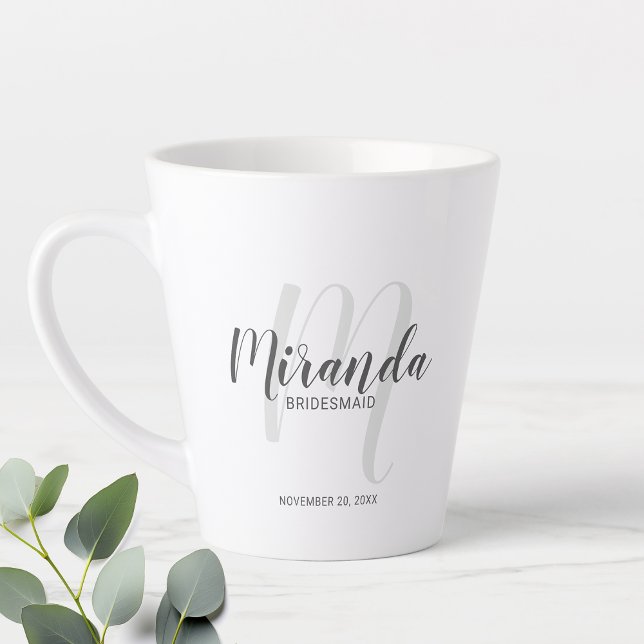 Modern Script Personalised Bridesmaids Coffee Mug (Creator Uploaded)
