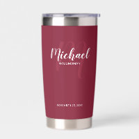 Modern Script Personalised Groomsman Name