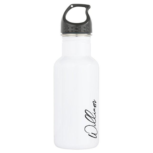 Modern Script Personalised Name 532 Ml Water Bottle (Front)
