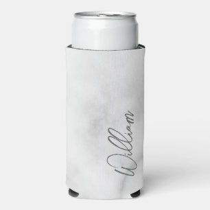 Modern Script Personalised Name Can Cooler