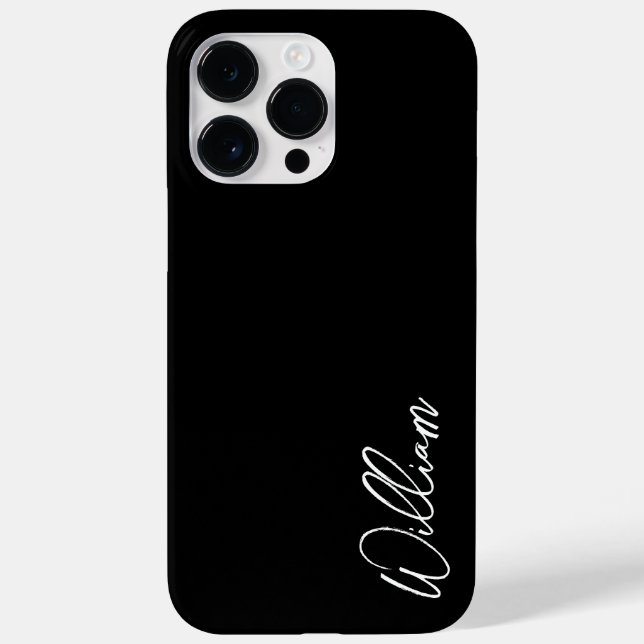 Modern Script Personalised Name Case-Mate iPhone C Case (Back)