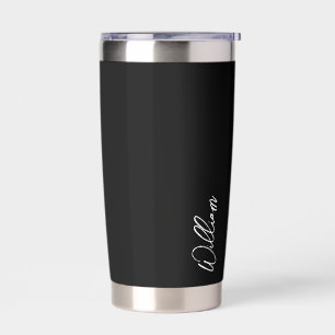 Modern Script Personalised Name Insulated Tumbler