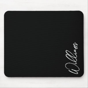 Modern Script Personalised Name Mouse Pad