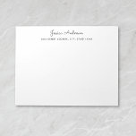 Modern Script Personalised Name Notepad<br><div class="desc">Modern and simple custom-designed notepad.</div>