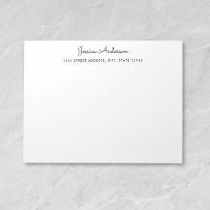 Modern Script Personalised Name Notepad