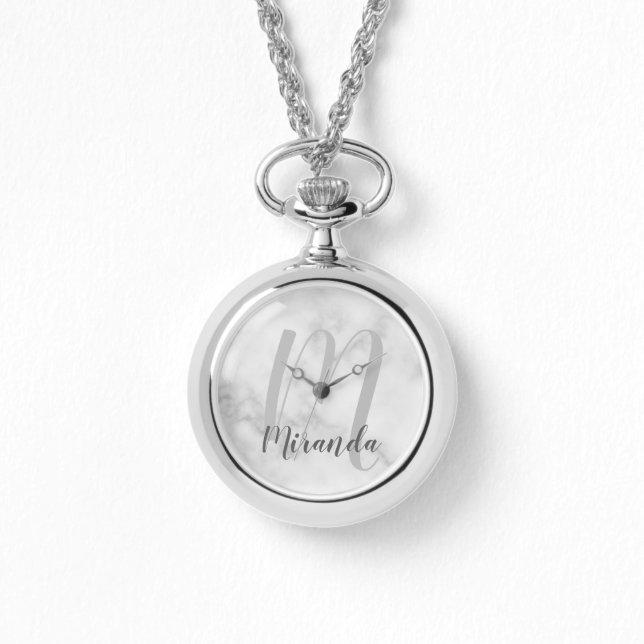 Modern Script Personalised Name Watch (Front)