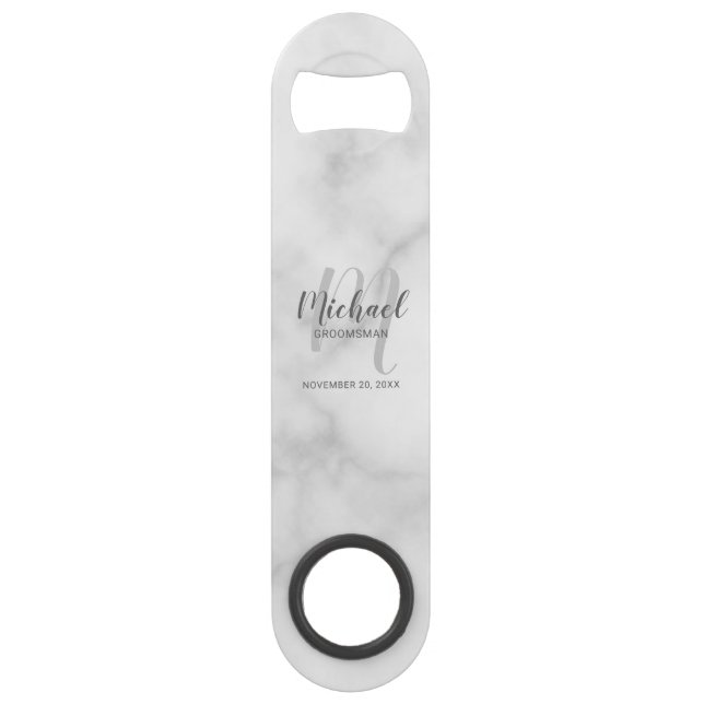 Modern Script Personalized Groomsmen (Front)