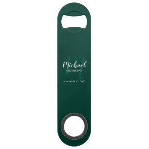 Modern Script Personalized Groomsmen