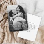 Modern Script Photo Wedding Thank You Card<br><div class="desc">Script photo wedding elegant stylish modern thank you card. Part of a wedding collection. Colours can be changed. The back includes a thank you message that you can personalise for each guest or remove if you prefer to hand write your thank you. Click the edit button to customise.</div>