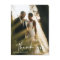 Modern Script Photo Wedding Thank You Postcard
