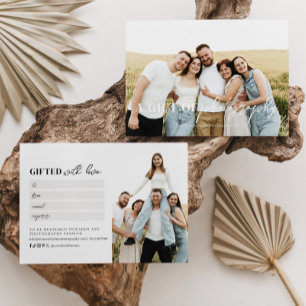 Modern Script Photography Gift Certificate