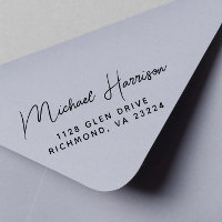 Modern Script Return Address