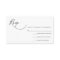 Modern Script RSVP Card