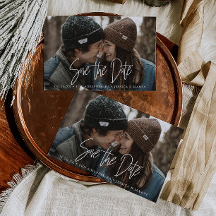 Modern Script Save the Date Card - Save The Dates