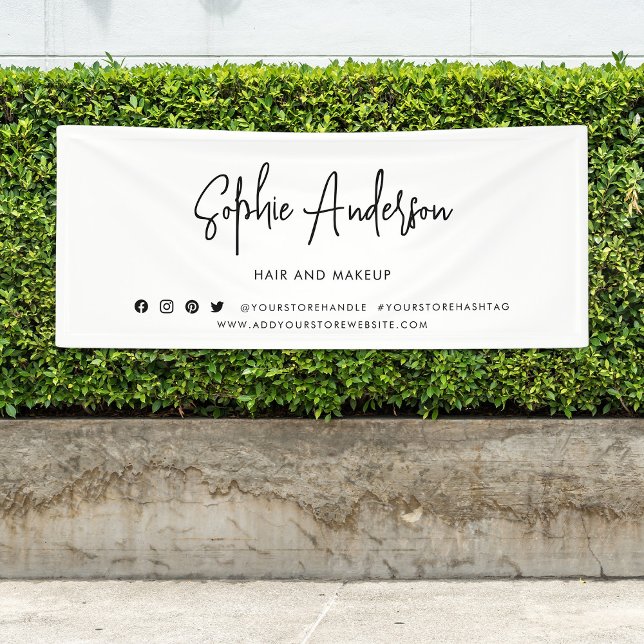 Modern Script Social Media Branding Marketing Banner (Creator Uploaded)