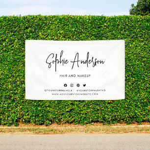 Modern Script Social Media Branding Marketing Banner