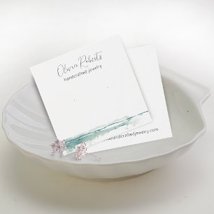 Modern Script Stud Earring Display Card