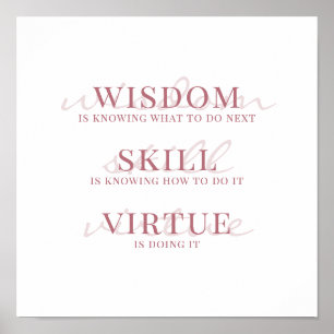 Modern Script Typography Motivational Quote Poste Poster